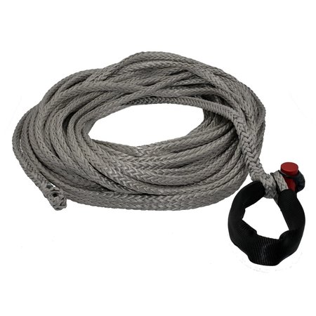 LOCKJAW 3/8 in. x 125 ft. 6,600 lbs. WLL. LockJaw Synthetic Winch Line w/Integrated Shackle 20-0375125